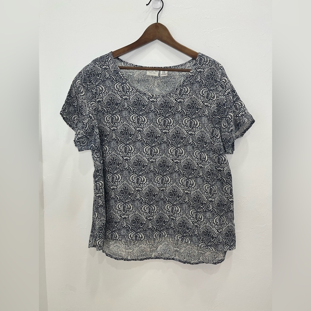 Rachel Zoe 100% Linen Blouse Top Women’s Size 1X Plus - Picture 1 of 7
